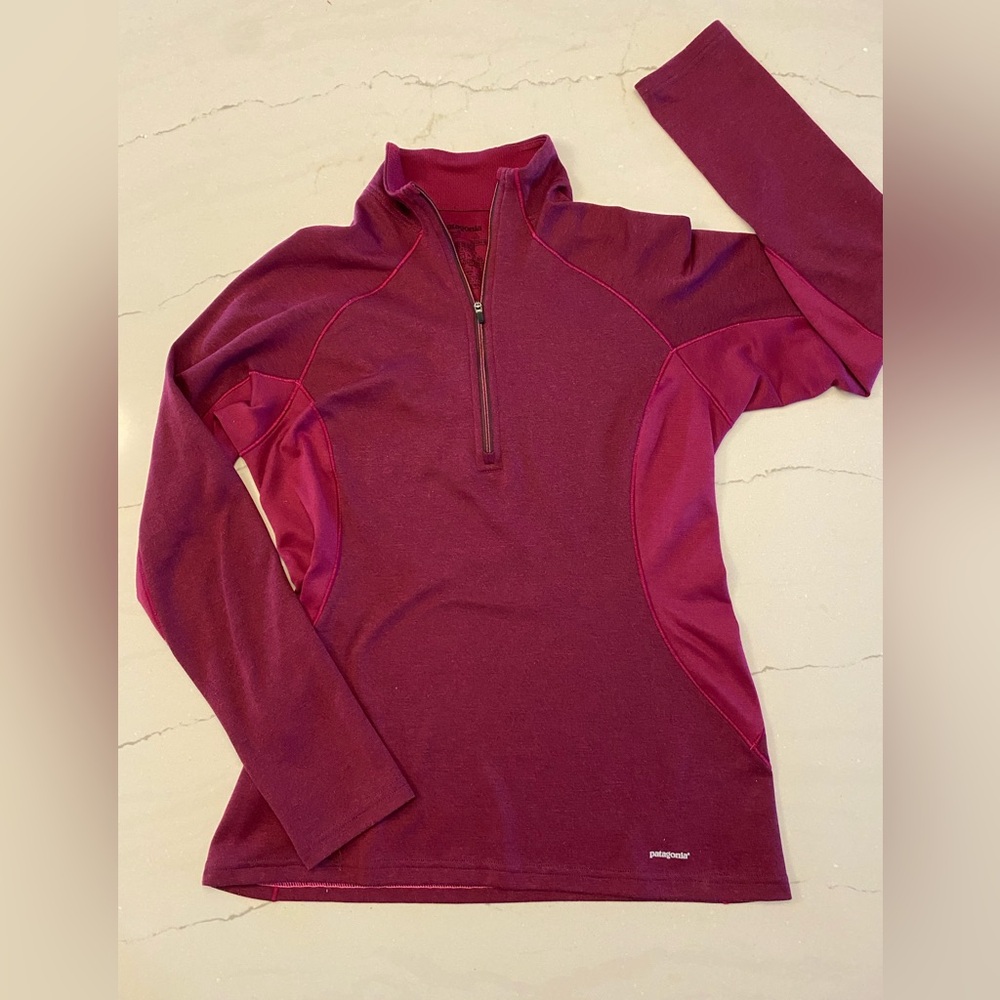 ❤️ Patagonia Slim Fit Quarter Zip Baselayer Size Medium